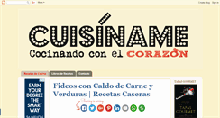 Desktop Screenshot of cuisiname.com